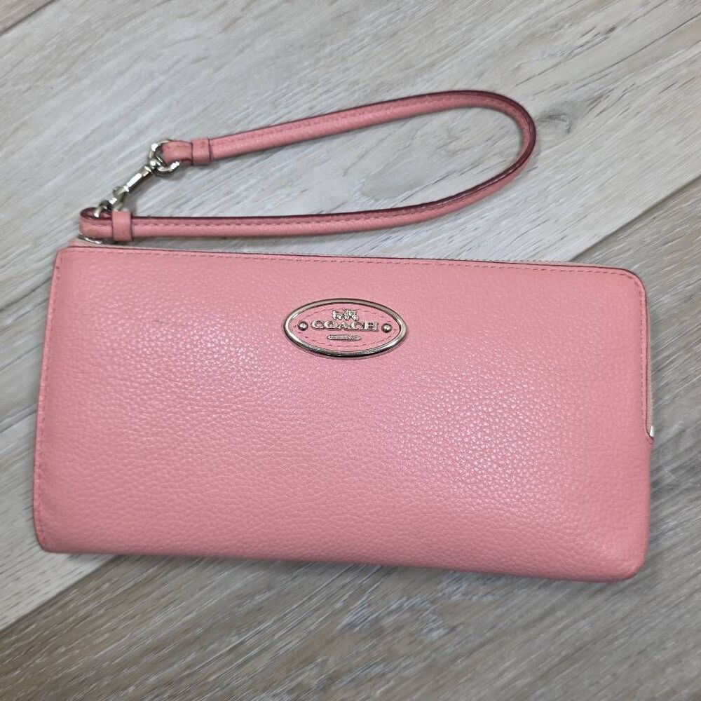 Coach Blush Pink Edie Shoulder Bag + Matching Wallet - Picture 13 of 16